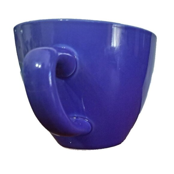 Creature Cup Royal Blue Ceramic Coffee Mug Peek-a-Boo Squirrel - Picture 5 of 8